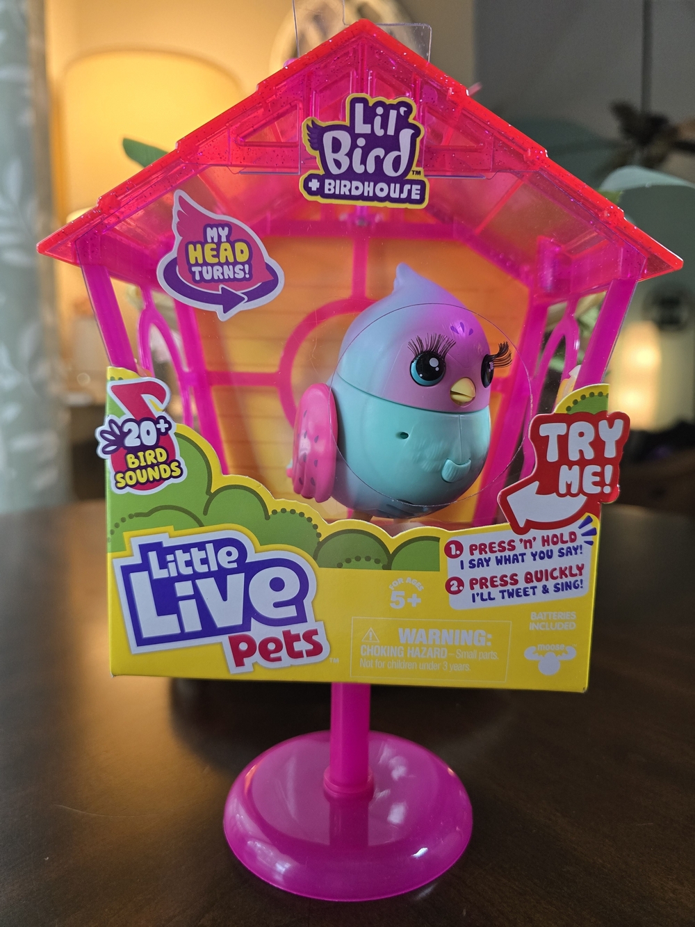 Little Live Pets Lil' Bird Birdhouse Interactive NIB
